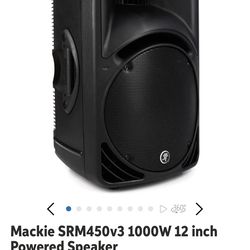 Pair of Mackie SRM450v3 PA Speakers
