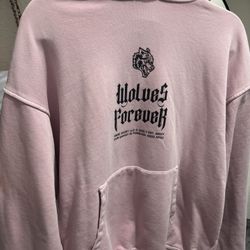 DarcSport Hoodie Size M Greyish Pink