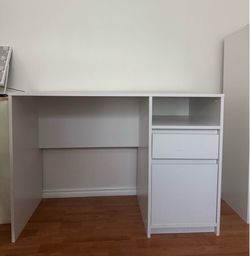 White desk