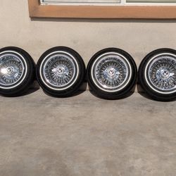 13x7 Spoke Wire Wheels 