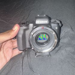 Cannon EOS M50 MII with a Speed Booster