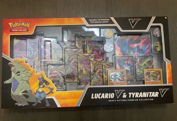Pokemon Lucario V & Tyranitar V Heavy Hitters Premium Collection