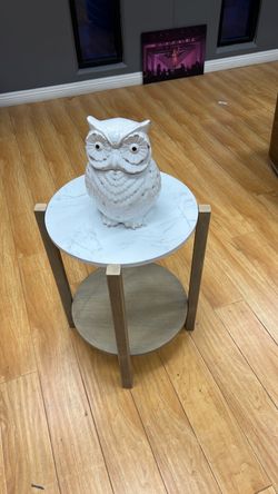 Owl cookie jar and table