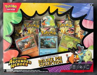 Pokémon TCG First Partners Deluxe Pin Collection Mega Evolution Ascended Heroes