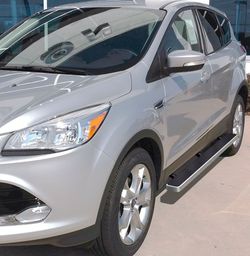 LA Zona Auto Parts 2013 to 2019 Ford Escape 4 inch Chroe Running Boards Estribos Side Step Cromados