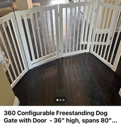 Pet Gate With Door