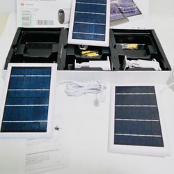 Wasserstein Solar Power Panel Arlo Ultra And Arlo Pro3 Outdoor Security Camera 3 pack