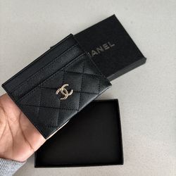 Chanel Black Card  Wallet 