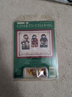[Vintage/New] Dimensions Charts & Charms #8514 "Let It Snow While I Sew"