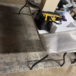 table with everything on it