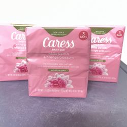 Caress Bar Soap 3pk For $3 Each 