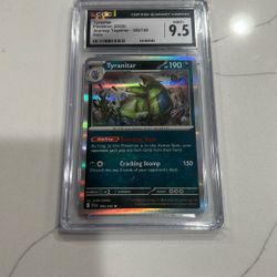 Tyranitar Pokemon Journey Together - 095/159 Holo CGC Graded Mint+ 9.5