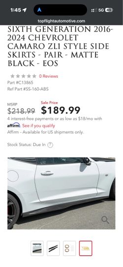 2018 Chevrolet Camaro