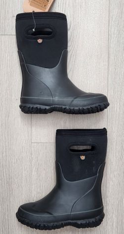 BOGS Grasp Waterproof Rain Snow Insulated Boots Unisex Kids Size 12 NWT 🌧❄️