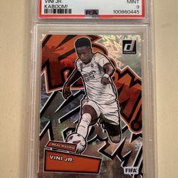 2023 Donruss FIFA Vini Jr Kaboom! #10 PSA 9 Real Madrid 