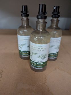 Bath& body works. Stress relief, essential oil mist - set of three