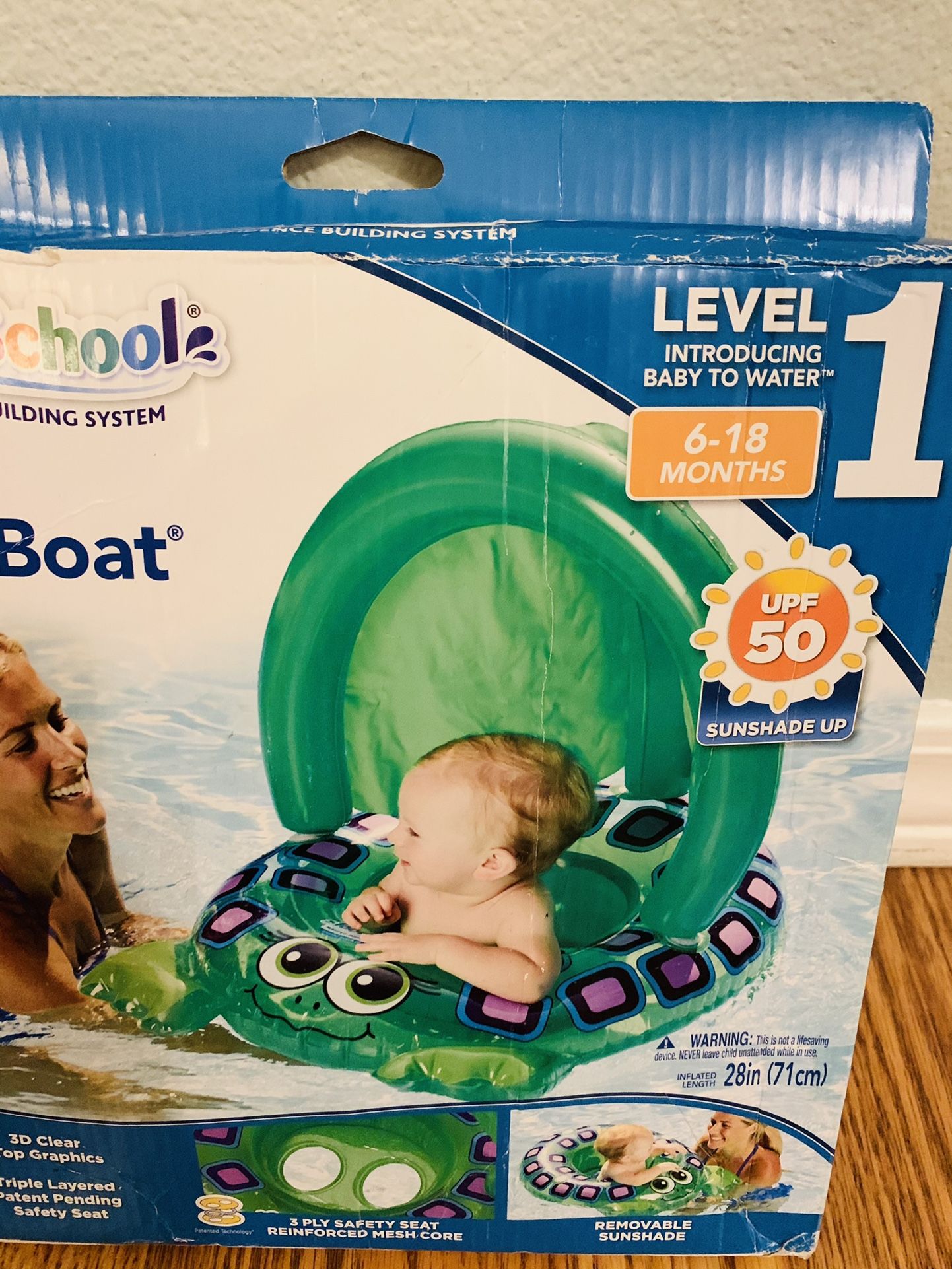 Baby Swimming Turtle Float