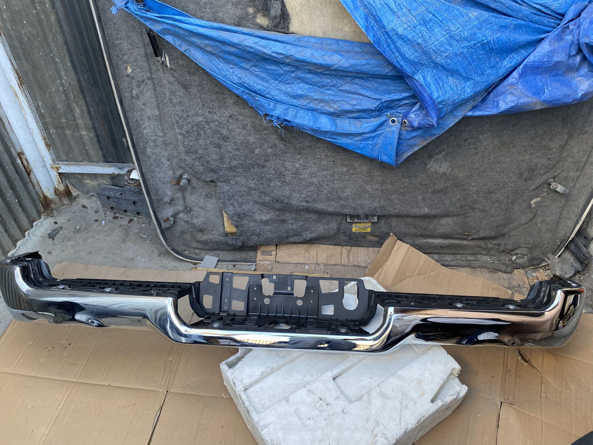 Dodge Ram 1500 Rear Bumper 19to24 Chrome Factory Oem
