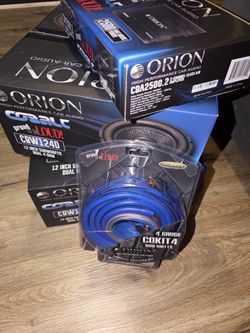 *** 12”ORION SUBWOOFER COMBO***