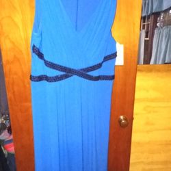 Blue Sleeveless Dress