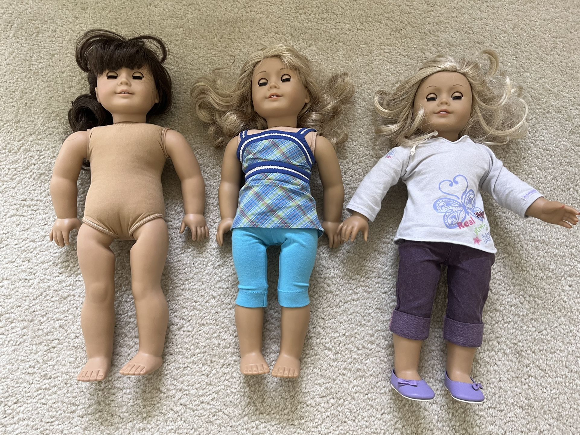 American Girl Dolls (Lot Of 3)