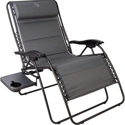 Timber Ridge Zero Gravity Chair Oversized Recliner 500lbs Capacity Patio Lounge Chair Padded Lawn Chair with Headrest XXL for Outdoor, Camping, Patio,