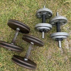 Standard Dumbbells Weight Set  120 Lbs