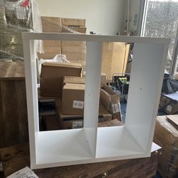 Open Back Decorative Cube Storage Organizer