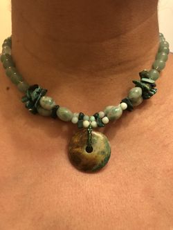 Aventurine,blue quartz,turquoise,jade,Malachite &peruvian opal