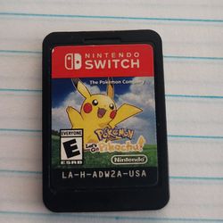 Pokemon Lets go Pikachu  ni tendo switch