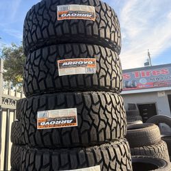 33x12.50r20 Arroyo RT tires nuevas con 50,000 millas de garantía las 4