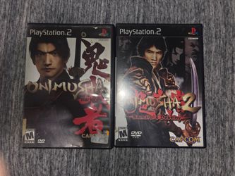 PS2 Onimusha Warlords & Onimusha 2 Samurai's Destiny Bundle