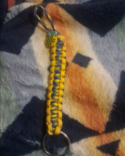 Paracord Keychain with Bee Charm