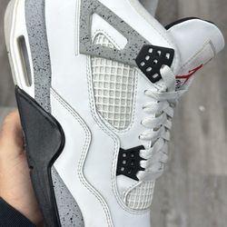 white cement jordan 4