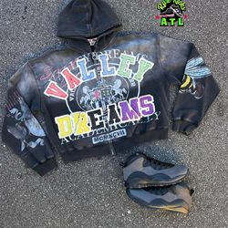 Vale Multi Color Zip Up Jacket Size XL
