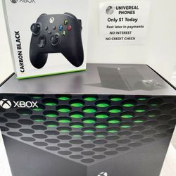 MICROSOFT XBOX SERIES X 1TB GAMING CONSOLE NEW IN BOX $1 DOWN TODAY REST IN PAYMENTS.NO CREDIT CHECK 