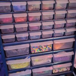 1k+ Perler Beads With Organizer