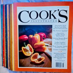 Cook's Illustrated-Beautifully Detailed Cook Magazines-Lot of 10 - 1998-2010 - Excellent Condition