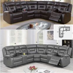 New Sectional Sofa Recliner 