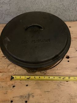 12” 6 qt Cast Iron Dutch Oven