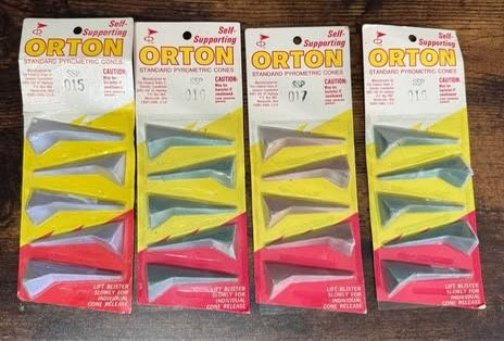 NEW Vintage Self-Supporting Pyrometric Cones for Monitoring Ceramic Kiln Firings $10 for All