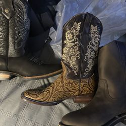 Cowboy Boots and Levi’s 501