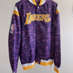 Bape Lakers Jacket 2xl