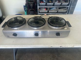 Bella Triple Slow Cooker Buffet Server
