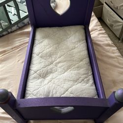 Kids Home Made Bed And Chair 2 Porcelain Dolle