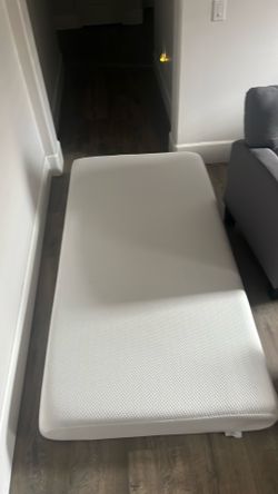 Twin mattress with cover