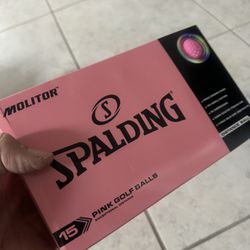 Spaulding Golf Balls White Or Pink Full Box 