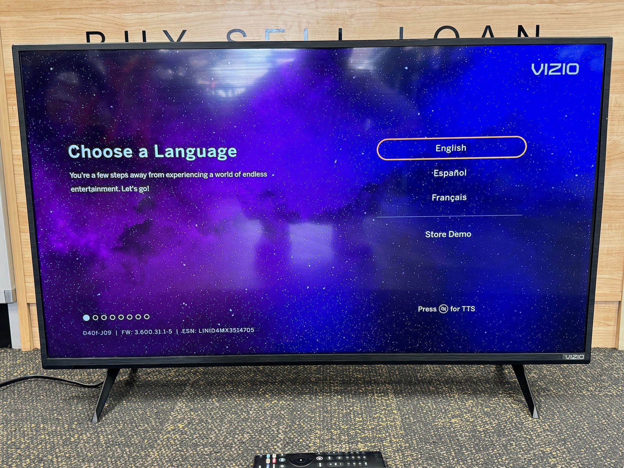 VIZIO D40F-J09 40" D-Series Full Hd 1080p Smart Tv Chromecast Built