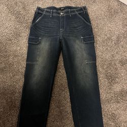 True Religion Cargo Jeans Size 34