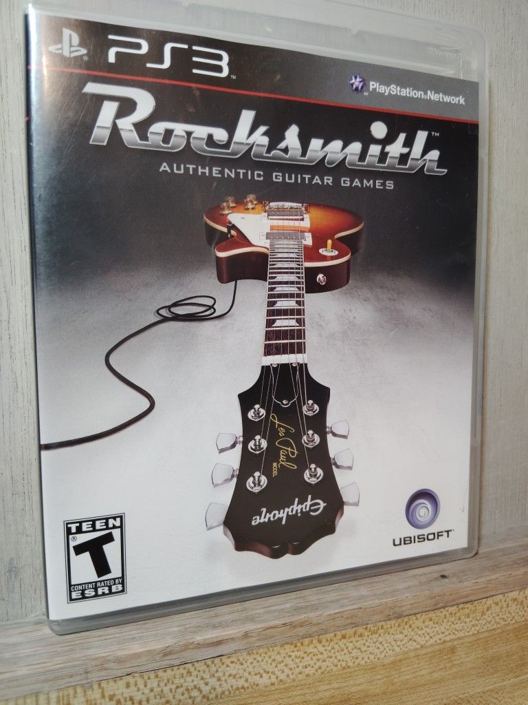 PS3 ROCKSMITH Guitar Games